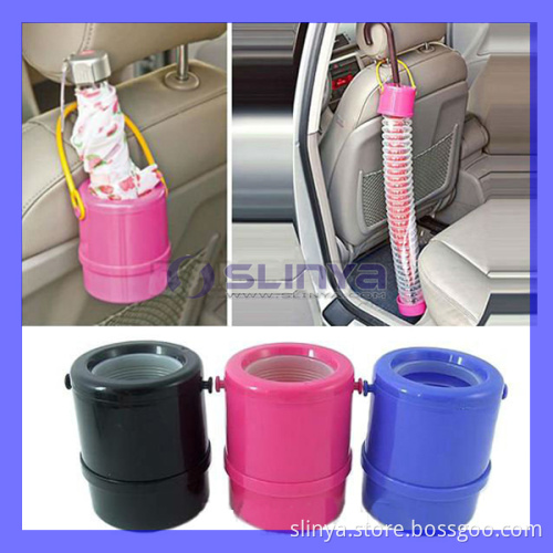 Portable Telescopic Car Rain Umbrella Holder Canister Style Tube Storage Crumple with Handle Foldable Storage with Handle